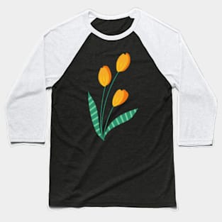 Flower Baseball T-Shirt
